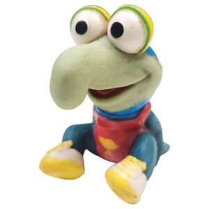 Vintage 1984 Hasbro‎ Muppet Babies Gonzo Rubber Collectible Toy 4.5 in
